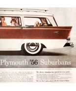 1956 Plymouth Sport Suburban Wagon Car Advertisement Automobilia Vintage... - $41.18 CAD