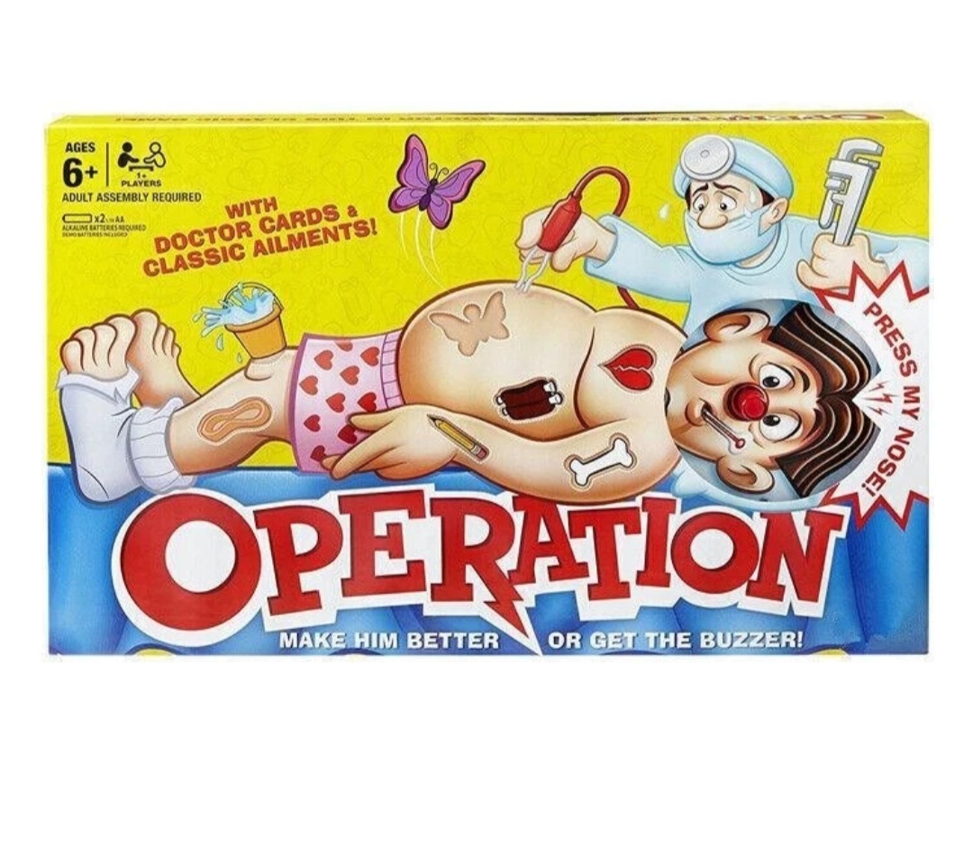 2025 Classic Operation Game Electronic Board Game Boxed For 6+ Kids New - $12.00