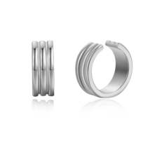 Silver-Plated Stacked Ear Cuffs - £10.26 GBP