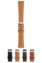 Morellato Flake Vegan Nubuck Leather Watch Strap - Black - 16mm - Chrome-plated  - £30.33 GBP