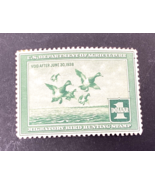 US 1937 Federal Duck Stamp RW4 Scaups $1 Unused NH Gummed Nice - £59.53 GBP