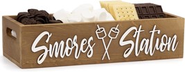 Smores Maker Tabletop Indoor Farmhouse 3D Style Camping Decor Smores Storage - $35.96