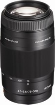 Sony 75-300Mm F/4.5-5.6 Compact Super Telephoto Zoom Lens For Sony Alpha Digital - £132.68 GBP