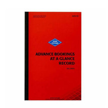 Zions Advance Bookings at a Glance Record - 30 Line - £89.67 GBP