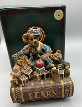Figurine Boyds Bears Music Box Ms Bruin Bailey The Lesson #270554 4E/2350 China - £18.30 GBP