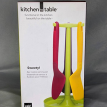 Kitchen To Table Plastic 4 Piece Hosting Cooking Utensil Set Red New - £11.38 GBP