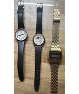WATCH LOT -  for parts or repair - 3 Mens/Womens - GRUEN Moon Phase Time... - $33.94 CAD