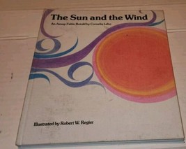 VTG 1983 The Sun and the Wind Aesop Fable Retold Cornelia Lehn Hardback ... - $29.99