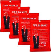 Altfun Fire Suppression Blanket For People Fiberglass Fire Blanket For Emergency - £26.32 GBP