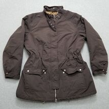 Lands End Womens Jacket Large Brown Pockets Full Zip - €14,47 EUR