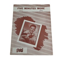 Five Minutes More 1946 Vintage Sheet Music Piano Frank Sinatra Easy Listening - £10.48 GBP