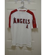 Dynasty Mens Los Angeles Angels Embroidered Patches Baseball Shirt Sz M - $425.75 MXN