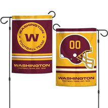 Washington Football Team Flag 12x18 Garden Style 2 Sided - $808.91 MXN