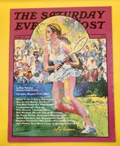 The Saturday Evening Post May/June 1976 Chris Evert Covert Art by Leroy Neiman - £3.94 GBP