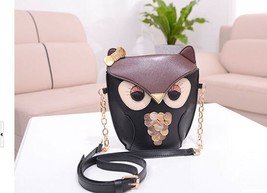 5pcs/lot women pu leather handbag cartoon bag owl shoulder bags women messenger  - £112.79 GBP