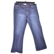 Ava &amp; Alex Women&#39;s Size 8P Straight Leg Dark Wash Cotton Blend Stretch J... - $12.81