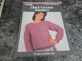 Quick Crochet Sweaters by Darla Sims Leaflet 466 - $2.99