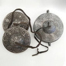 Tibetan Buddhist Tingsha Cymbals (Extra Large) 4&quot; - Nepal - £132.77 GBP