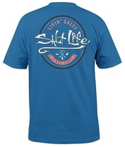 Mens Salt Life Playin Hookie Graphic Short Sleeve T-Shirt - Large - NWT - £15.79 GBP