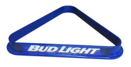 Vintage Bud Light Beer Blue Pool Triangle Ball Rack Holder 1990s - NOS - $460.64 MXN