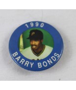 VINTAGE 1990 Barry Bonds Pirates JKA Vincentown Baseball Button Pinback 3&quot; - £4.66 GBP