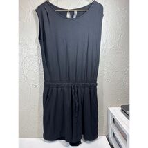 Lou Grey For Loft Black Shorts Jumper Romper Womens Drawstring Waist Siz... - $39.95