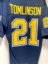 LaDainian Tomlinson Hand-Signed Custom Blue Jersey – w/Beckett CoA! - £129.72 GBP