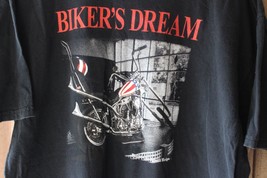 Bikers Dream Chopper Motorcycle Poem Shirt - $8.90