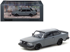 Volvo 242 Custom Gray &quot;Road64&quot; Series 1/64 Diecast Model Car by Tarmac W... - $27.90