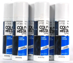 6 Count L&#39;Oreal 2oz Colorista Blue300 One Day Color Spray For Hints High... - $45.99