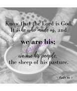 POPULAR BIBLE VERSE SCRIPTURE PSALM &quot;KNOW THAT THE LORD IS GOD. IT IS HE... - €7,55 EUR