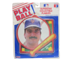Vintage  NY Mets Baseball Superstar Collectible Plaque Keith Hernandez MLB - $11.99