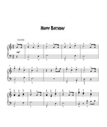 Happy Birthday - Easy Arrangement (Sheet Music Piano) - $41.70 MXN