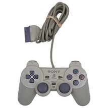 Sony PSone DualShock Controller SCPH-110 White / Gray PS1 PS2 OEM TESTED... - $15.39