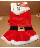 Christmas Dog Costume Mrs Claus Med To Large  20 To 35 Lbs 150T - £6.64 GBP