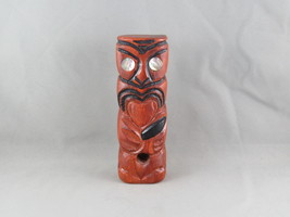 Vintage Maori Tiki - Fierce Tiki with Club - Made from Wood - $45.00