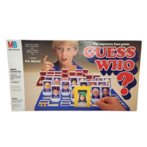 VINTAGE 1991 GUESS WHO BOARD GAME 100% COMPLETE MILTON BRADLEY - £26.49 GBP