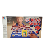 VINTAGE 1991 GUESS WHO BOARD GAME 100% COMPLETE MILTON BRADLEY - £26.27 GBP