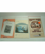 Craft pattern 3 pattern lot jointed hobby horse wendy the witch cozy toi... - $19.75