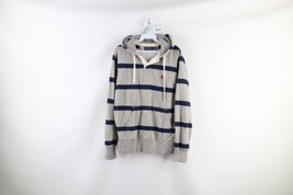 Ralph Lauren Mens Small Striped Color Block Pullover Henley Hoodie Sweatshirt - $59.35