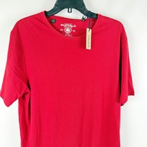 Buffalo David Bitton Men&#39;s Classic-Fit Solid T-Shirt - Red-XL - $27.51 CAD