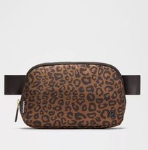 SAME DAY SHIP LULULEMON EVERYWHERE BELT BAG 1L LEOPARDO SHIFT MIDI DESER... - $88.11
