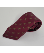 Polo Ralph Lauren Mens Deer Stag Silk Neck Tie Hand Made in Italy 59&quot; - £22.42 GBP