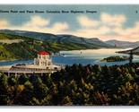 Lot of 6 Views Columbia River Highway Oregon OR Linen Postcard N26 - £5.41 GBP