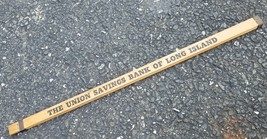 Union Savings Bank Of Long Island Promotional Advertising Extension Wood... - $9.99