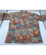 RJC Men’s Vintage Hawaiian Shirt Size 5XL Cotton USA Made Panel Fish Boa... - £38.98 GBP