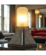 Original French Art Deco Table Lamp &quot;POPINCOURT&quot; 1930 Table Light Sabino - €1.165,75 EUR