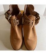 Musse &amp; Cloud Made in Spain Leather Wrap around Boots Brown Size 38 EU,US 7 - $763.48 MXN