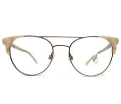 Draper James Eyeglasses Frames DJ5015 210 BROWN Marble Pearl Wire Rim 50-18-140 - £74.29 GBP