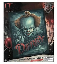 It! Movie Chapter 2 Pennywise Image Return To Derry 1000 Pc Jigsaw Puzzle SEALED - £15.26 GBP